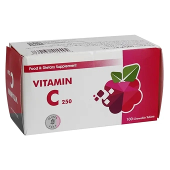 قرص جویدنی ویتامین C داروپخش 250 mg 100 عددی کارخانجات داروپخش ایران