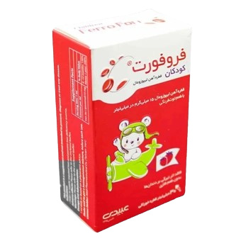 قطره فروفورت 30 ml طعم توت فرنگي دکتر عبيدي