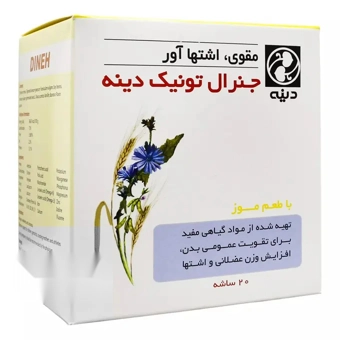 ساشه جنرال تونیک دینه 20 عددی طعم موز مجتمع صنایع دینه
