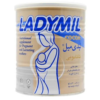 پودر لیدی میل فاسکا طعم کاکائو 400 g تولیدی بهداشت کار