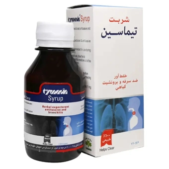 شربت تیماسین یاسین 120 ml دارو گستر یاسین