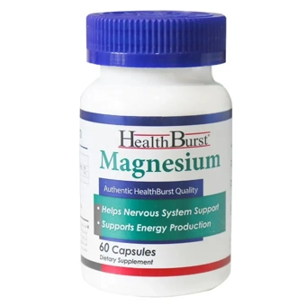 کپسول منیزیم 400 mg هلث برست 60 عددی پورا طب