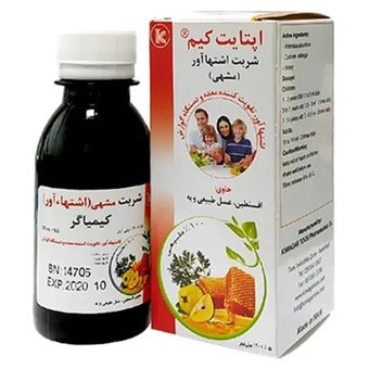 شربت اپتایت کیم کیمیاگر 120 ml داروسازی کیمیاگر طوس