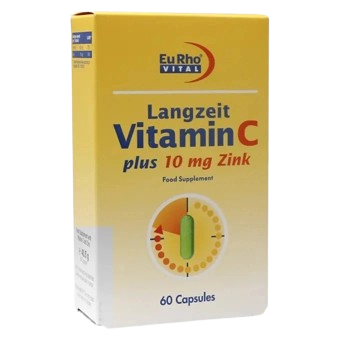 کپسول ویتامین C و زینک 10 mg یوروویتال 60 عددی حکیمان طب کار