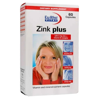 سافت ژل زینک پلاس 5mg یوروویتال 40 عددی حکیمان طب کار