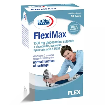 قرص خوراکی فلکسی مکس یوروویتال 60 عددی حکیمان طب کار ایران