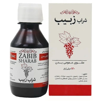 شربت شراب زبیب نیاک 120 ml داروسازی نیاک