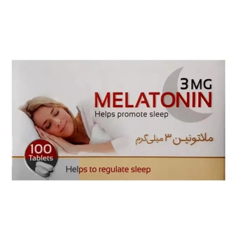 قرص ملاتونین 3mg اکسیر آفرین آریا 100 عددی 