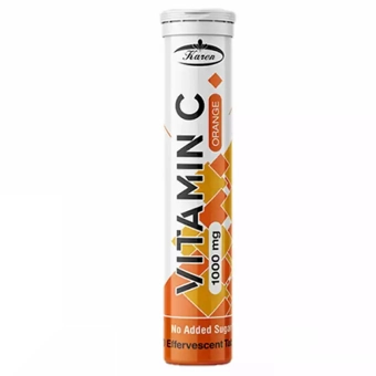 قرص جوشان ويتامين C  1000mg  طعم پرتقال 20 عددي کارن