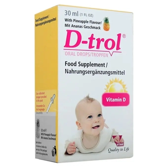 قطره دی ترول ویتان 30 ml طعم آناناس دارو درمان سپهر