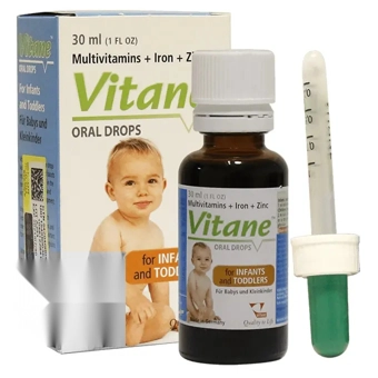 قطره مولتی ویتامین + آهن + زینک ویتان 30 ml طعم پرتقال دارو درمان سپهر