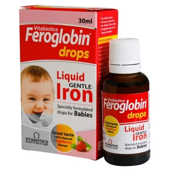 قطره فروگلوبین ویتابیوتیکس 30 ml طعم توت فرنگی ویتابیوتیکس