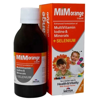 شربت ميم اورنج 200 ml طعم پرتقال ويتابيوتيکس