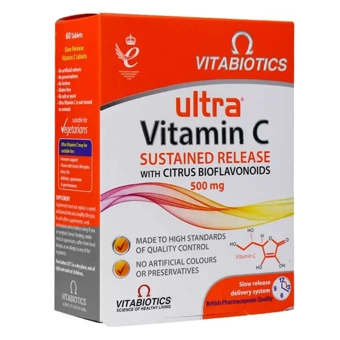 قرص اولترا ويتامين C 500mg  ويتابيوتيکس 60 عددي 