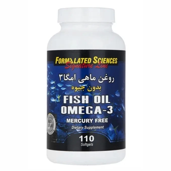 سافت ژل روغن ماهی امگا 3 بدون جیوه فرمولیتد ساینسز 110 عددی آدونیس کیش