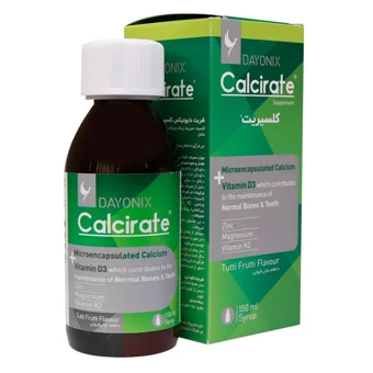 شربت کلسیریت دایونیکس فارما 150 ml طعم توتی فروتی امید دارو سلامت