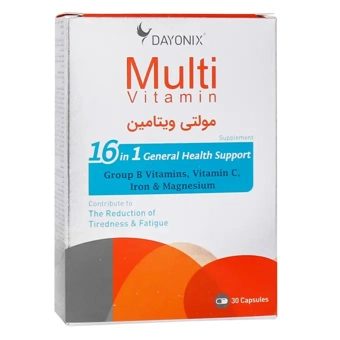 کپسول مولتی ویتامین دایونیکس فارما 30 عددی امید دارو سلامت