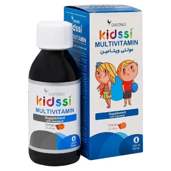 شربت کیدزی مولتی ویتامین دایونیکس فارما 150 ml طعم پرتقال امید دارو سلامت