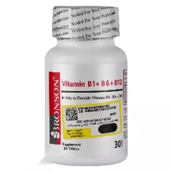 قرص خوراکی ویتامین B12 + B6 + B1 برونسون 30 عددی گیتی سلامت آریا ایران