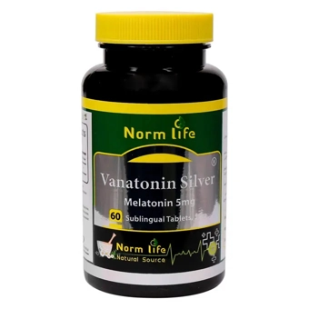 قرص زیرزبانی واناتونین 5mg سیلور نورم لایف 60 عددی وانا دارو گستر