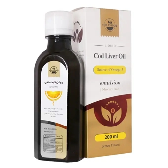 شربت روغن کبد ماهی  مکس اونیو 200 ml طعم لیمو وانا دارو گستر ایران