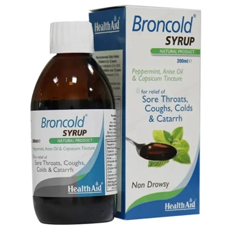 شربت برون کلد هلث اید 200 ml نیک اختر آریا