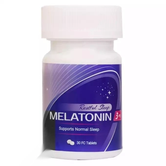 قرص روکشدار ملاتونین آریا دارو 3 mg 30 عددی دانش پژوهان آریا دارو ایران