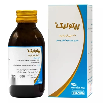 شربت پپتولیک نو تک فار 120 ml داروسازی نو تک فار ایران