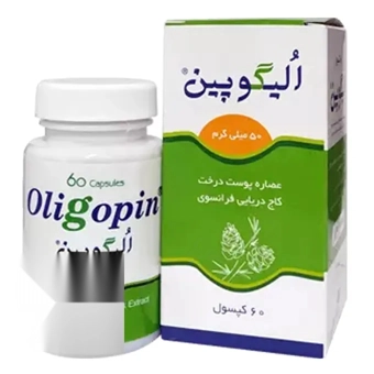 کپسول الیگوپین 50 mg آرامیس فارمد 60 عددی دارو سازی آرامیس فارمد ایران