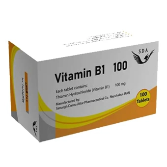قرص خوراکی ویتامین B1 100 mg 100 عددی سیمرغ داروی عطار ایران