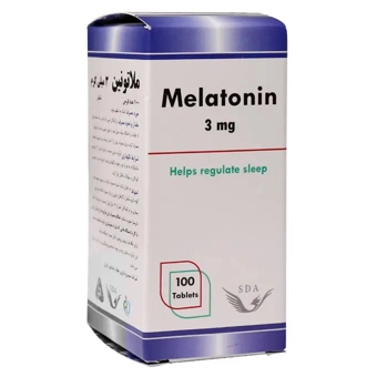 قرص خوراکی ملاتونین 3 mg 100 عددی سیمرغ داروی عطار ایران