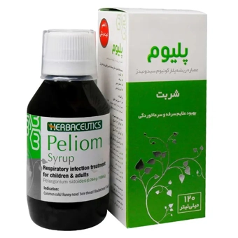 شربت پلیوم بهشاد دارو 120 ml طعم توت فرنگی بهشاد دارو