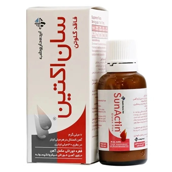 قطره خوراکی آهن سان اکتین فورت داروطب حجم 30 میلی لیتر