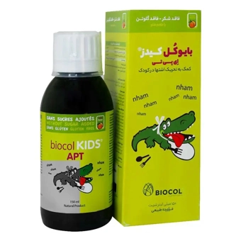 شربت بايوکل کيدز اي پي تي 150 ml طعم هلو سامان دارو سلامت