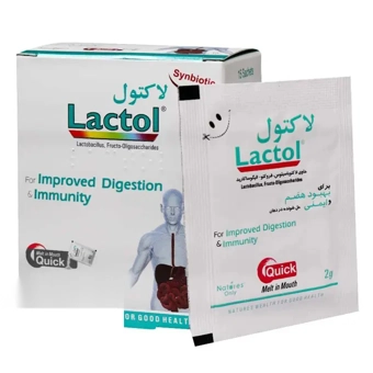 پودر خوراکی لاکتول با طعم وانیل 2 گرم نیچرز اونلی 15 عددی