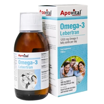 شربت امگا 3 آپوويتال حجم 150ml سمر طب درمان