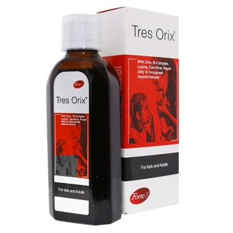 شربت تريس اوريکس  فورت اي 200 ml طعم پرتقال سمر طب درمان