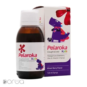 شربت پلاروکا کیدز 120ml فاران شیمی