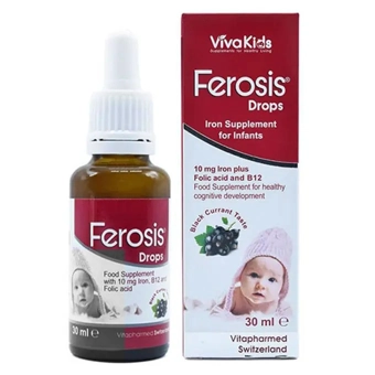 قطره فروسیس ویوا کیدز 30 ml طعم توت سیاه فاریاب دارو