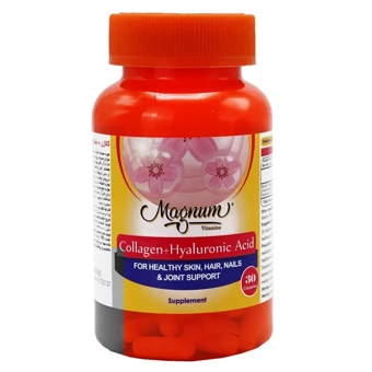 کپسول کلاژن + هیالورونیک اسید مگنوم ویتامینز 30 عددی افق تولید دارو پارس