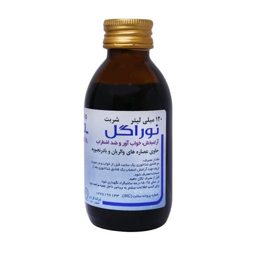 شربت نوراگل 120ml گل دارو