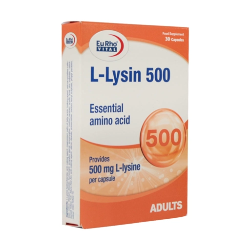 کپسول ال لیزین 500mg یوروویتال 30 عددی حکیمان طب کار