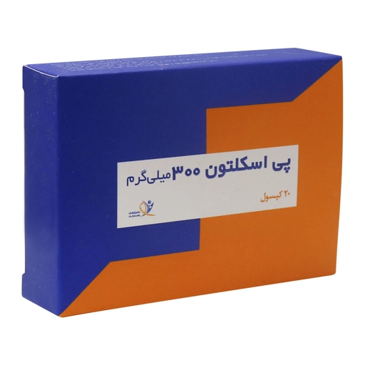 کپسول پی اسکلتون 300mg، 20 عددی دارو پژوهان
