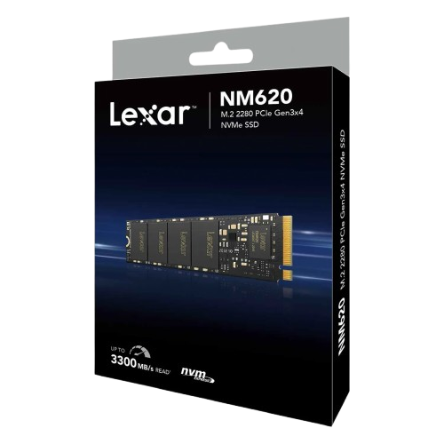 نمای جعبه ی Lexar NM620 256GB