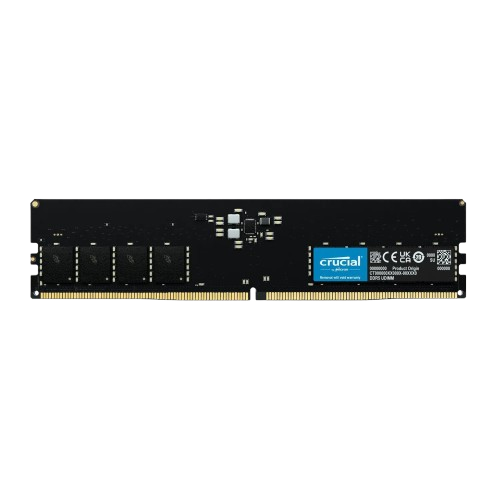 نمای روبروی Crucial 16GB DDR5 5600MHz