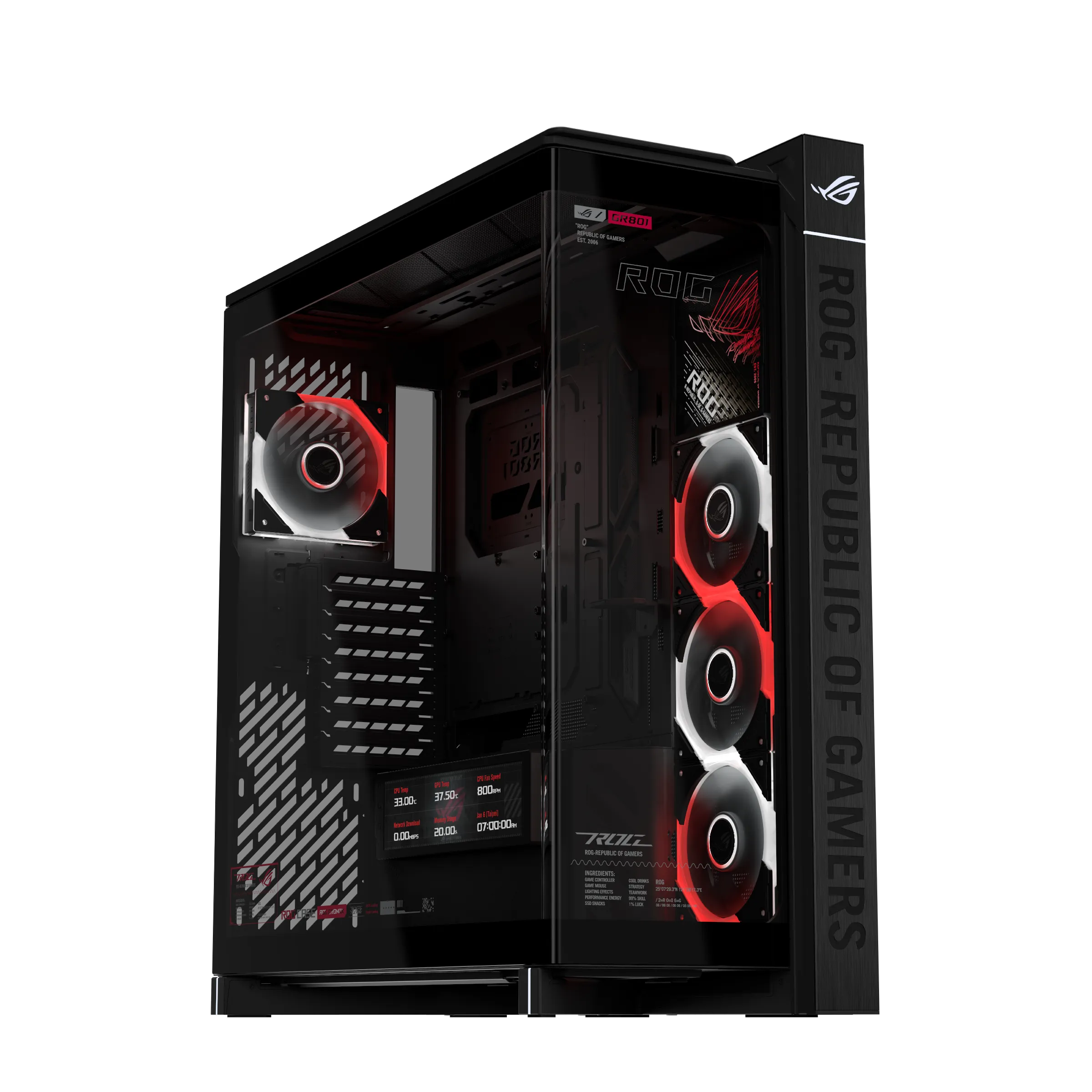  کیس کامپیوتر گیمینگ rog 