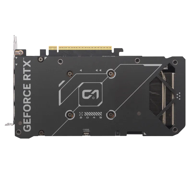 بدنه و طراحی مینیمال کارت گرافیک ASUS Dual RTX 5060 Ti با دو فن