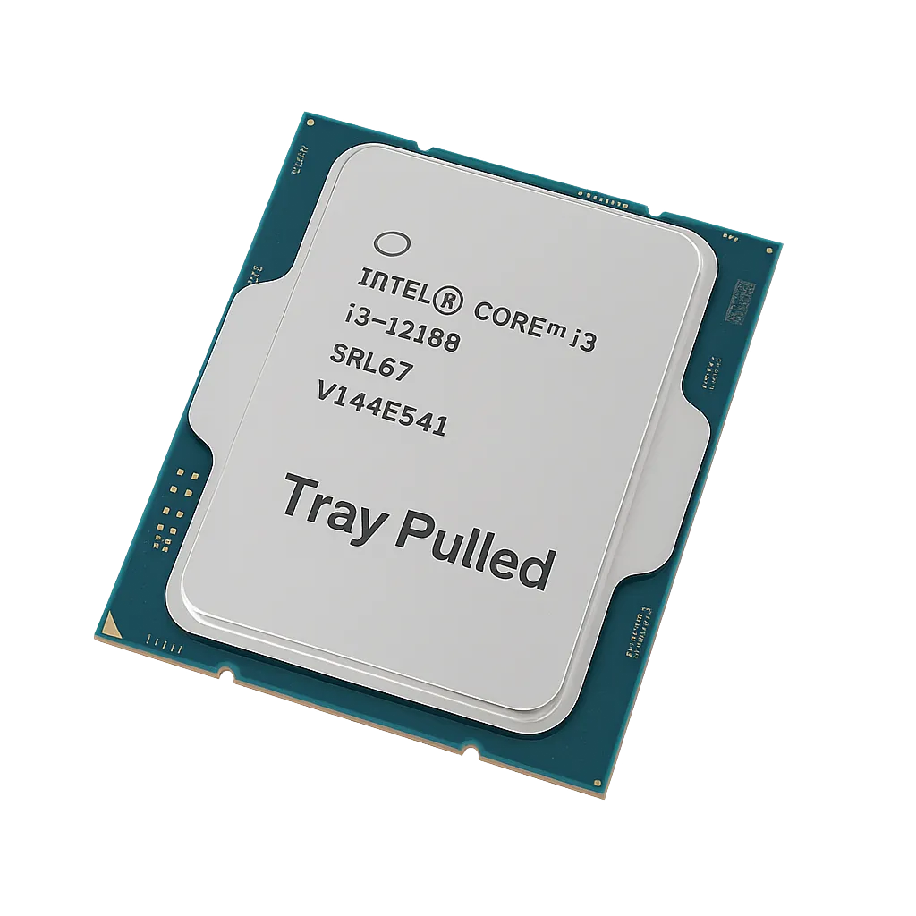 خرید پردازنده Intel i3-12100 کارکرده برای سیستم خانگی اینتل Core i3-12100 Tray Pulled اقتصادی نسل ۱۲