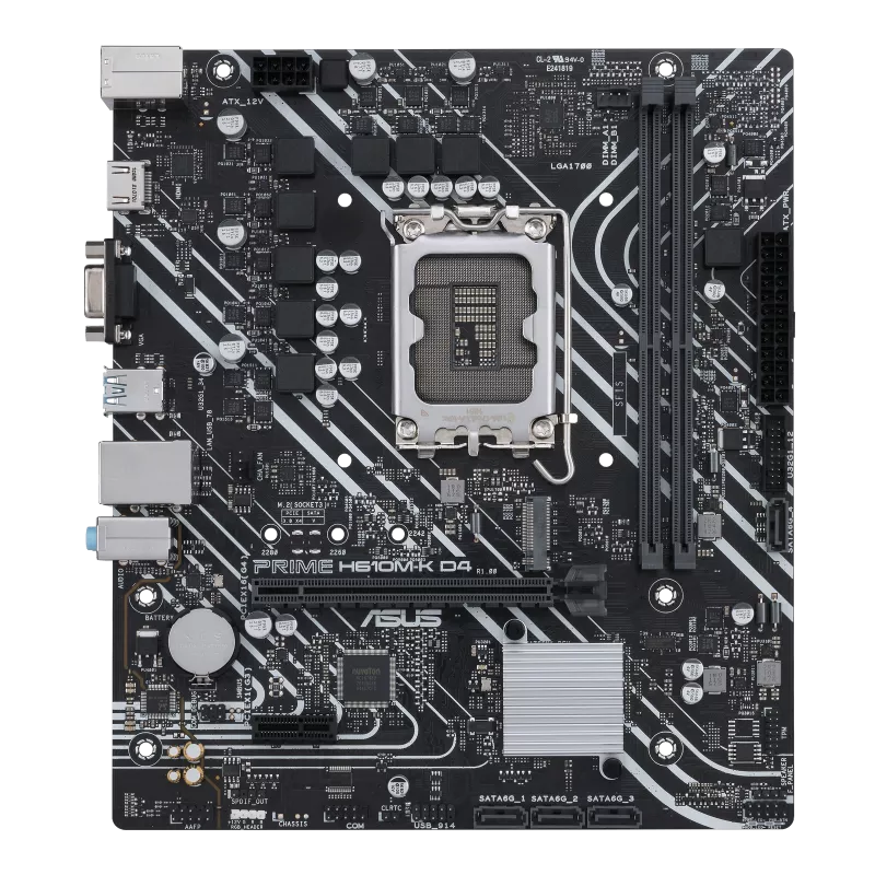 عکس اورجینال مادربرد ایسوس ASUS PRIME H610M-K D4 عکس اورجینال مادربرد ایسوس ASUS PRIME H610M-K D4