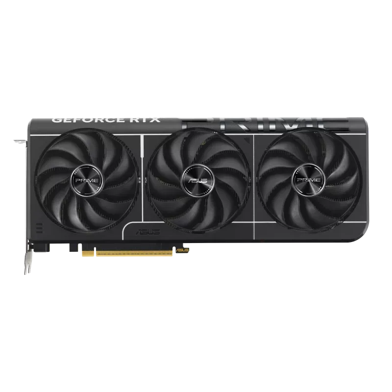 ASUS PRIME GeForce RTX 5080 16GB GDDR7 OC Edition – کارت گرافیک سه فن ایسوس برای گیمینگ و تولید محتوا کارت گرافیک ASUS PRIME GeForce RTX 5080 16GB GDDR7 OC Edition با سه فن خنککننده Axial-tech و طراحی حرفهای ایسوس